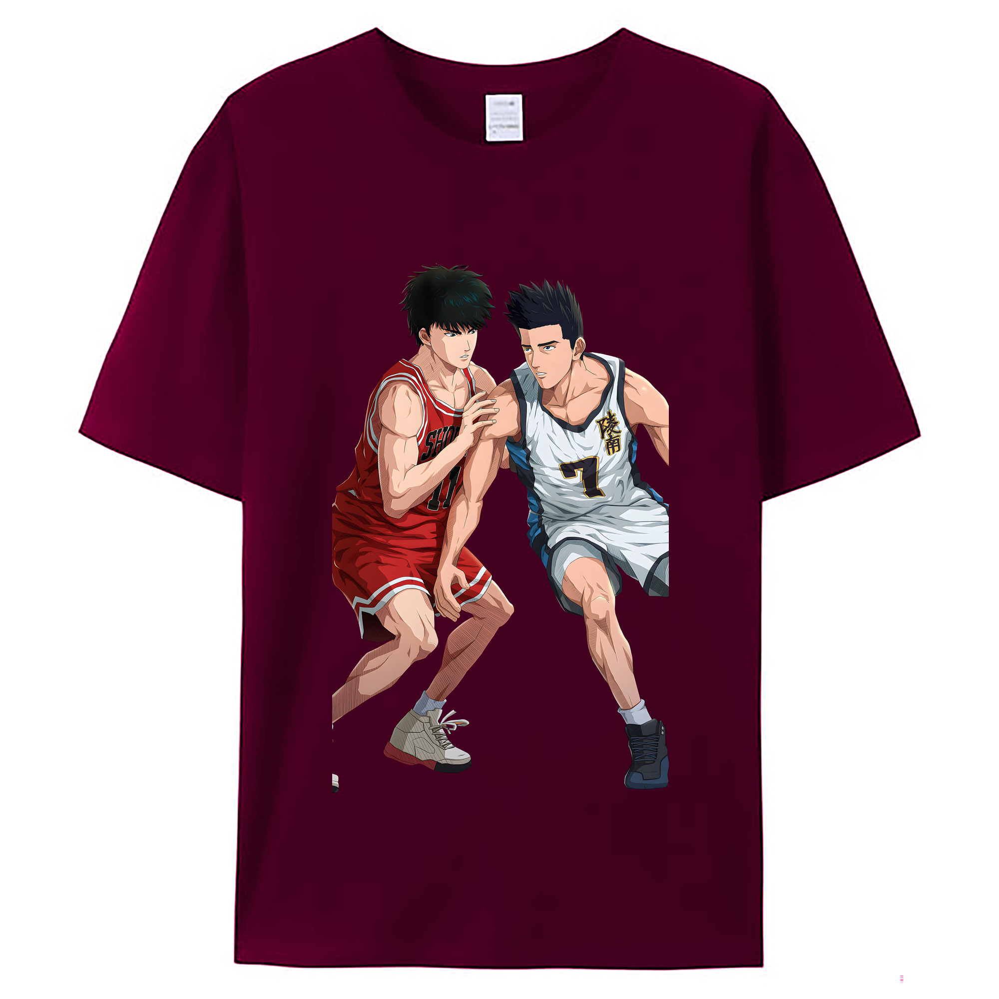 （画像用） SLAM DUNK／スラムダンク レディースカジュアルプリントTシャツ（綿100％）